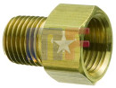 Adapter 3/16 "tube (3/8" -24) to 9 / 16-18 "thread